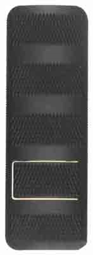 Troy Industries BATTLE RAIL COVER 3-PK PICATINNY POLYMER BLACK 4.4'' SCOV-BRC-34BT-00