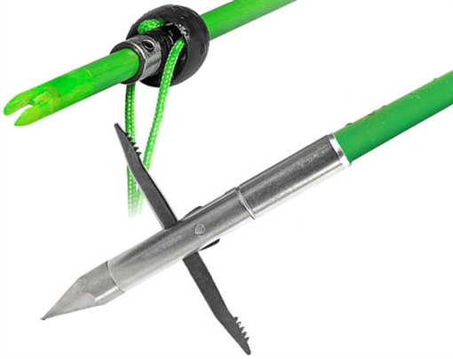 TRUGLO BOWFISHING SPEED SHOT ARROW W/CARPEDO POINT & SLIDE TG140D1G