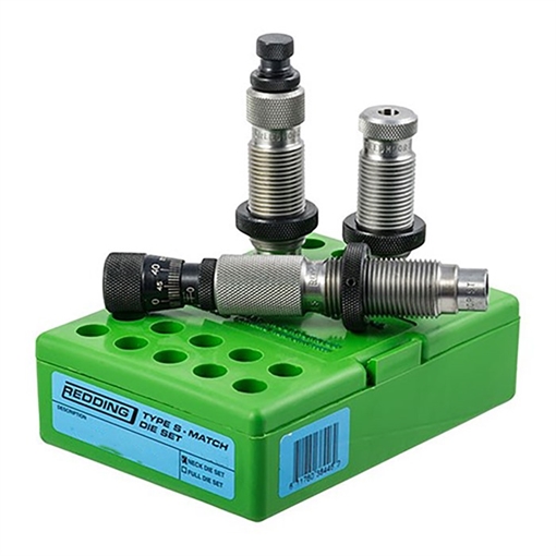 Redding 6MM CREEDMOOR TYPE S MATCH BUSHING NECK DIE SET 38443
