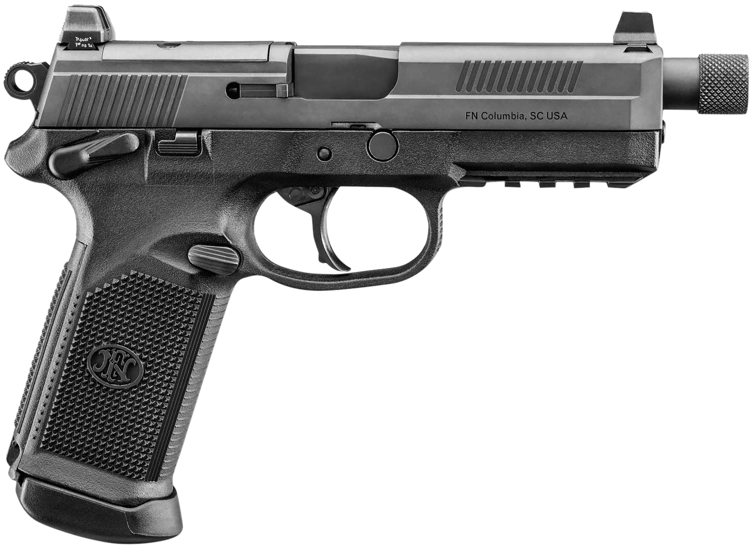 FN Herstal FNX w/Optic Optic Ready Pistol 66102271, 45 ACP, 5.30in, Matte Black Finish, 15 Rds