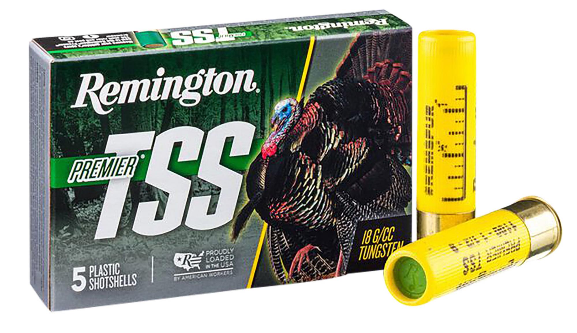 Remington Premier TSS Turkey Shotshells 28063, 20 Gauge, 3", 1 1/2 oz, 1100 fps, #7 Shot, 5 Rds/box