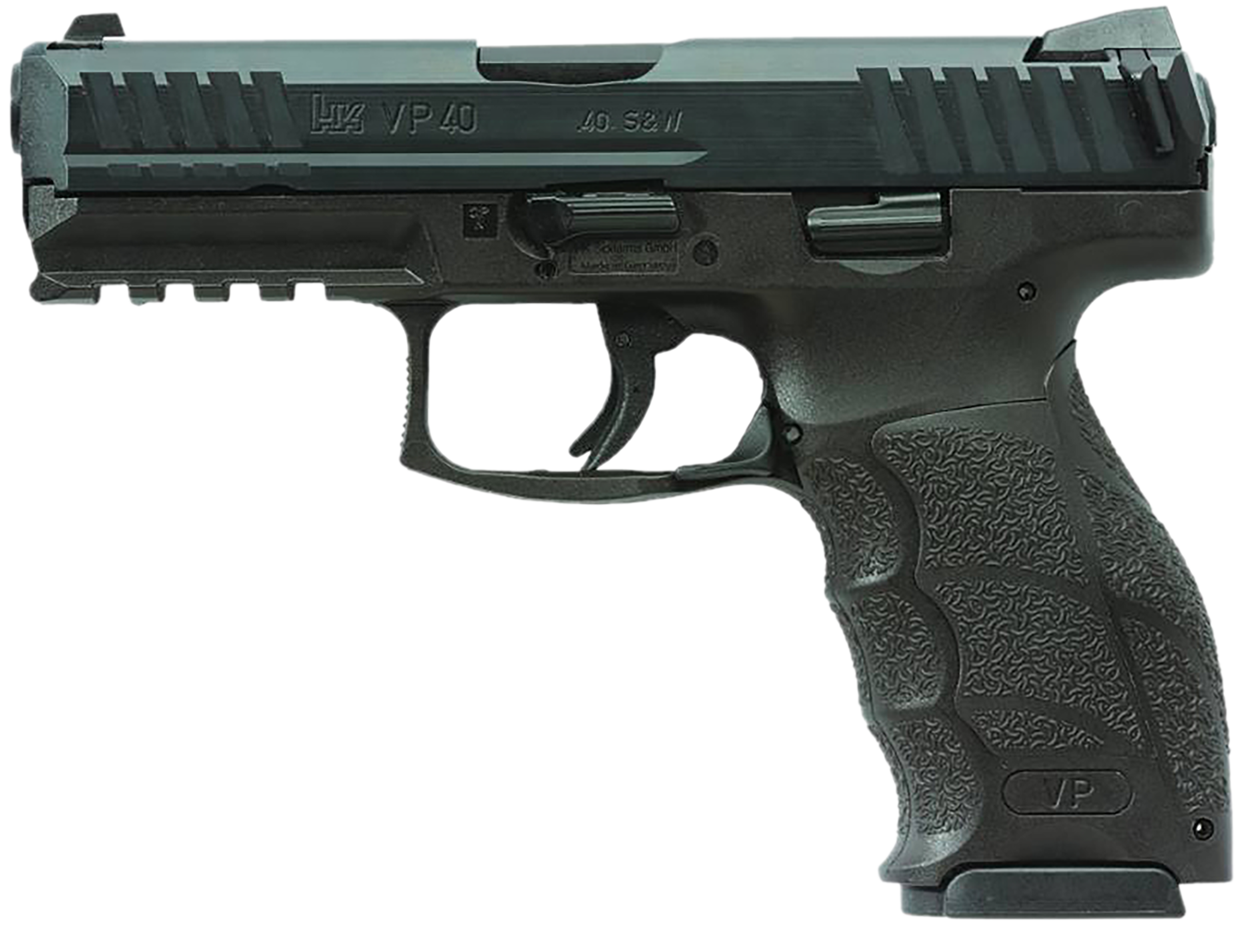 Heckler & Koch VP40 Pistol 81001160, 40S&W, 4.09in, Black Interchangeable Backstrap Grips, Black Finish, 13 Rds