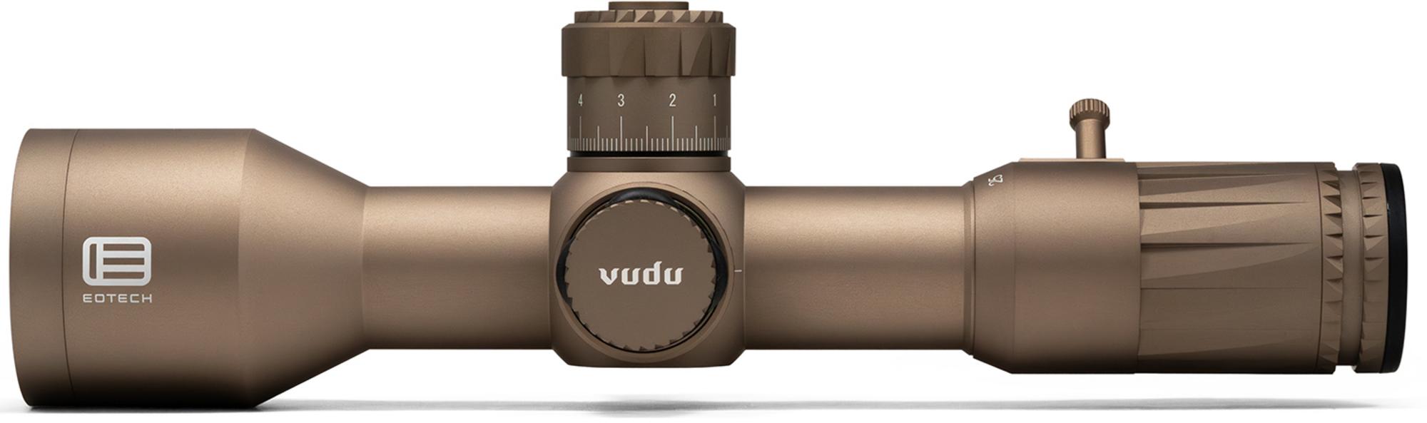 Eotech Vudu Rifle Scope VDU525TR5TAN, 5-25x, 50mm Obj, Tan, Illuminated Horus TREMOR5 Reticle