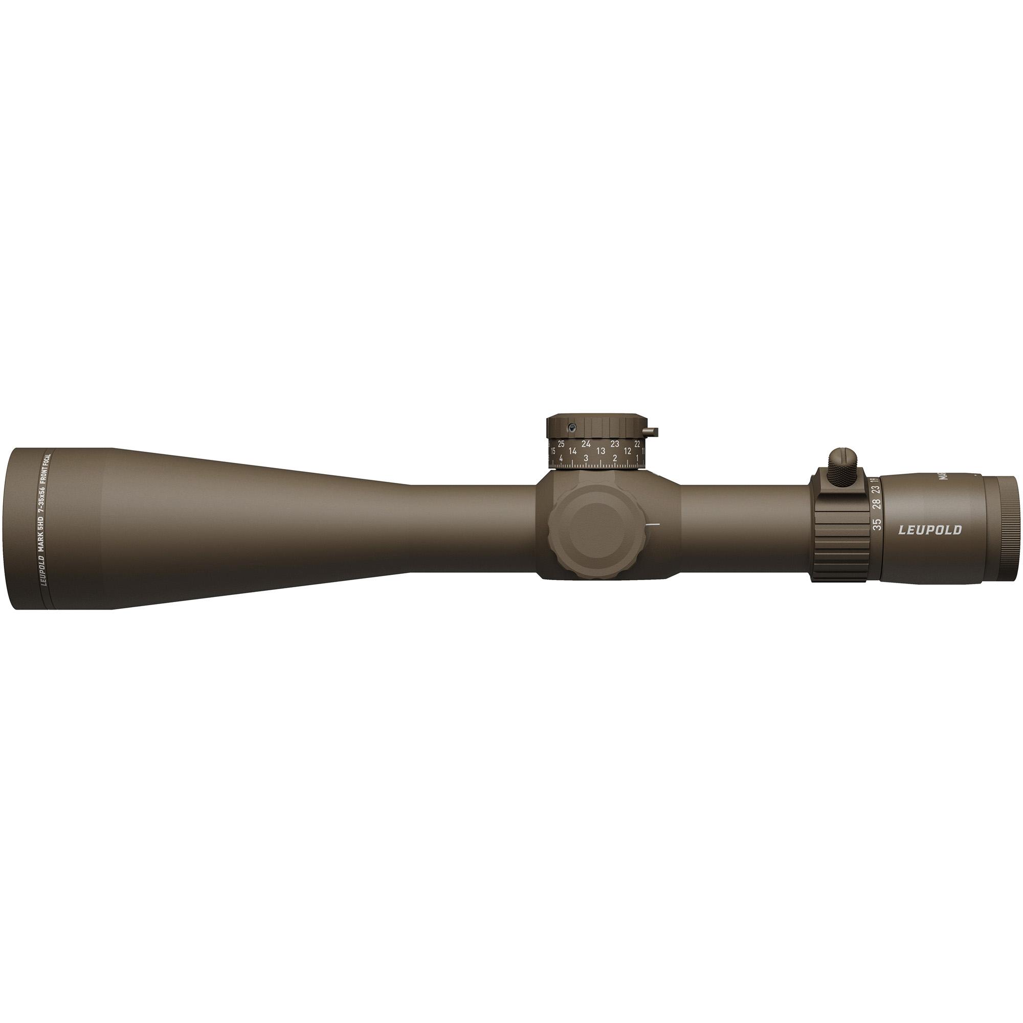 Leupold Mark 5HD FFP Rifle Scope 185074, 7-35x56mm, 35mm Tube, Flat Dark Earth, Tremor 3 Reticle