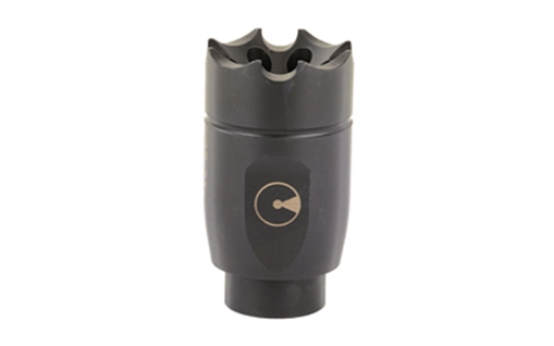 Ultradyne USA ATHENA Linear Compensator, 762NATO/308 Winchester, Fits AR-10s with 5/8X24 Threads, Black, 4.6 oz., 416 Stainless Steel, Includes Shrouded Timing Nut UD10690
