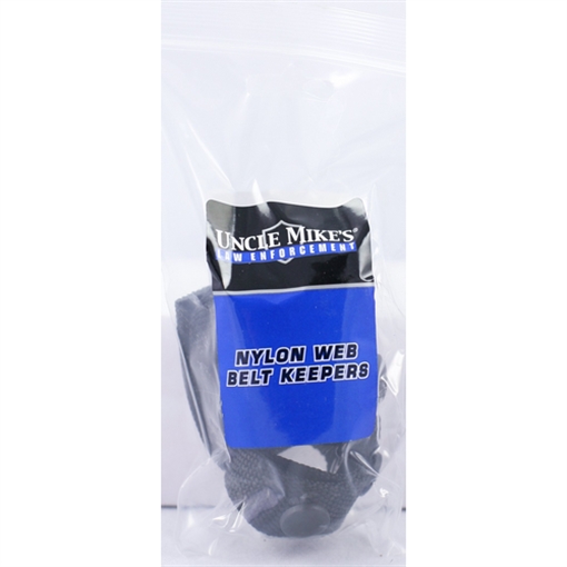 MIKE'S 4-PACK BELT KEEPER BELT KEEPER 2" SIZE BLACK 88651