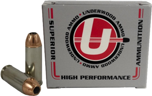 UNDERWOOD AMMO 45 WIN MAGAZINE 230GR XTP JHP 20RD 10BX/CS 438