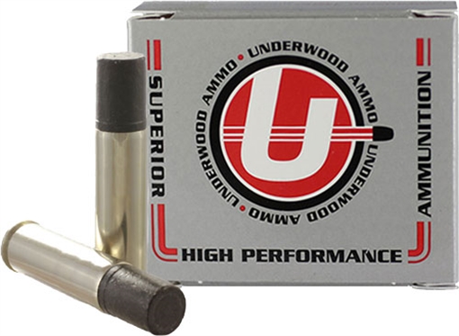 Underwood Ammo Lead Wide Flat Nose Handgun Ammunition 500 S&W 700gr FN 1200 fps 20/ct 741