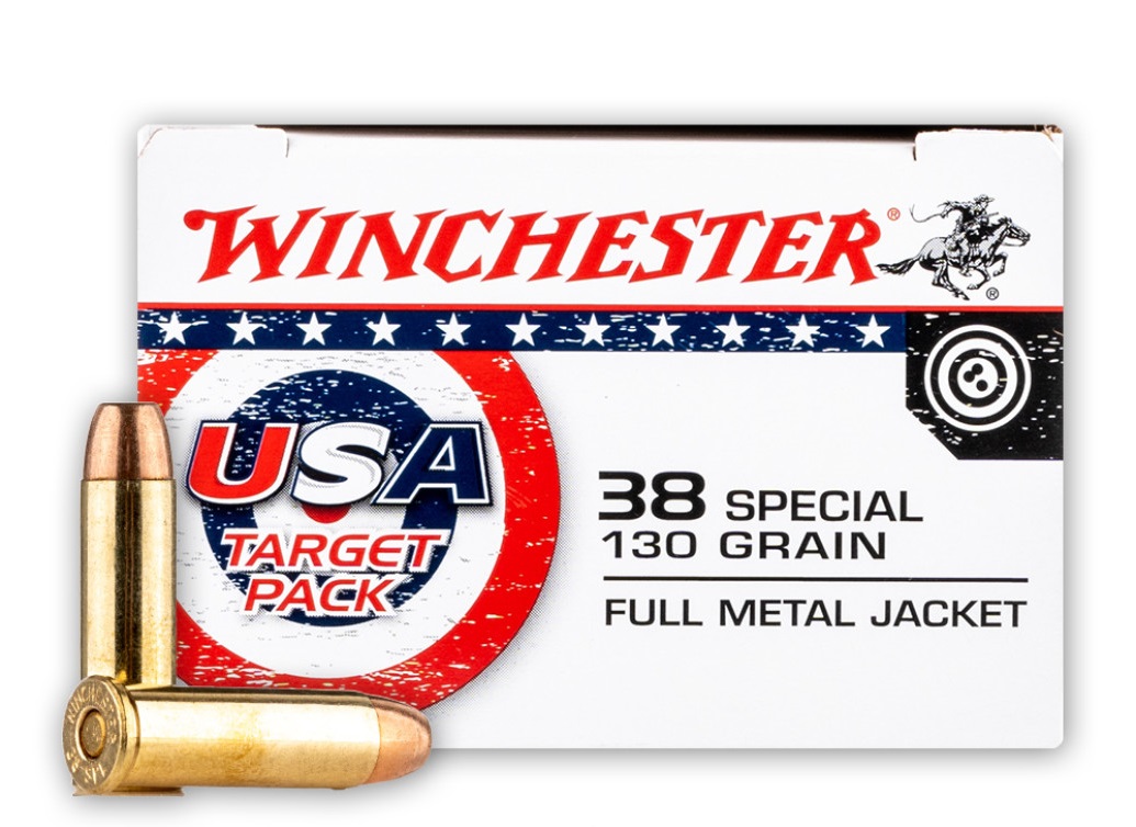 Winchester USA .38 Special 130gr. FMJ 50rd Target Pack #USA4171