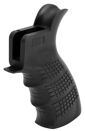 Leapers, Inc. - UTG UTG PRO, Ambidextrous Grip, Built in Storage Compartment, Fits AR-15, Black RBUPG01B