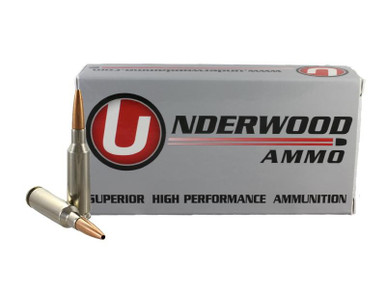 Underwood .224 Valkyrie Ammunition UW920 72 Grain Solid Copper Controlled Chaos Hollow Point 20 Rounds