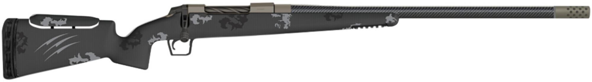 Fierce Carbon Rival FP Bolt Action Rifle FCRFP300PRC24TP, 300 PRC, 24" Threaded, Phantom Camo Carbon Stock, 3 Rds