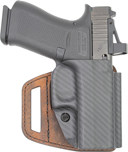 VERSACARRY VSLIDE HOLSTER OWB HYBRID RUGER MAX 9 POLY/BROWN VSL211MX9