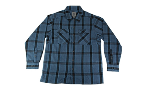 VERTX CANYON RIVER FLANNEL BLUE LG VTX1500 BLRP LARGE
