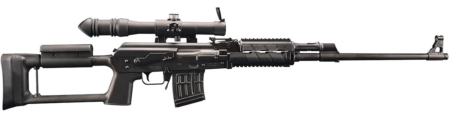 Zastava M91 w/Optic Rifle SR91762, 7.62x54mmR, 24", Black Synthetic Ergonomic Stock, 10 Rds