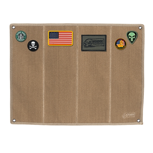 VOODOO TACTICAL MORALE PATCH BOARD (COYOTE) 07-0068007000