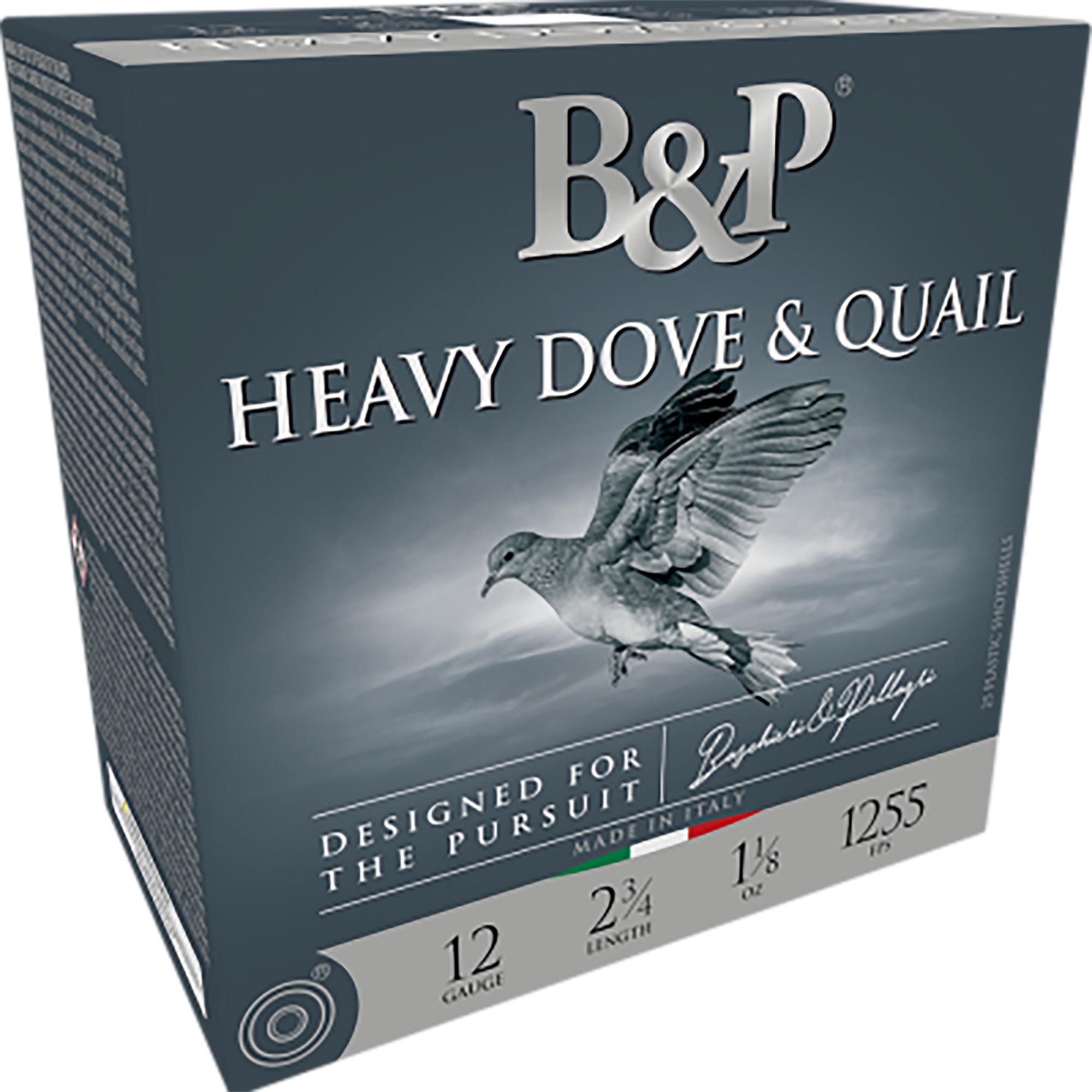 Baschieri & Pellagri Heavy Dove & Quail Shotshells 410BD75, 410 Gauge, 2-1/2", 1/2 oz, 1210 fps, #7.5 Lead , 25 Rds/box