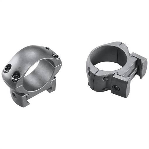Weaver 2-Piece Grand Slam Steel Top Mount Scope Rings 1" Medium Matte (Windage Adjustable) 0766837 49318