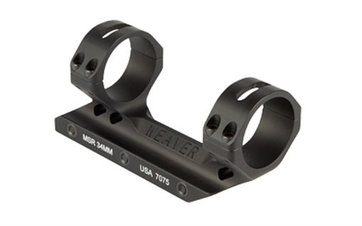 Weaver 34mm Fixed MSR Mount Forward Cantilever - Matte Hardcoat (Boxed) 99681