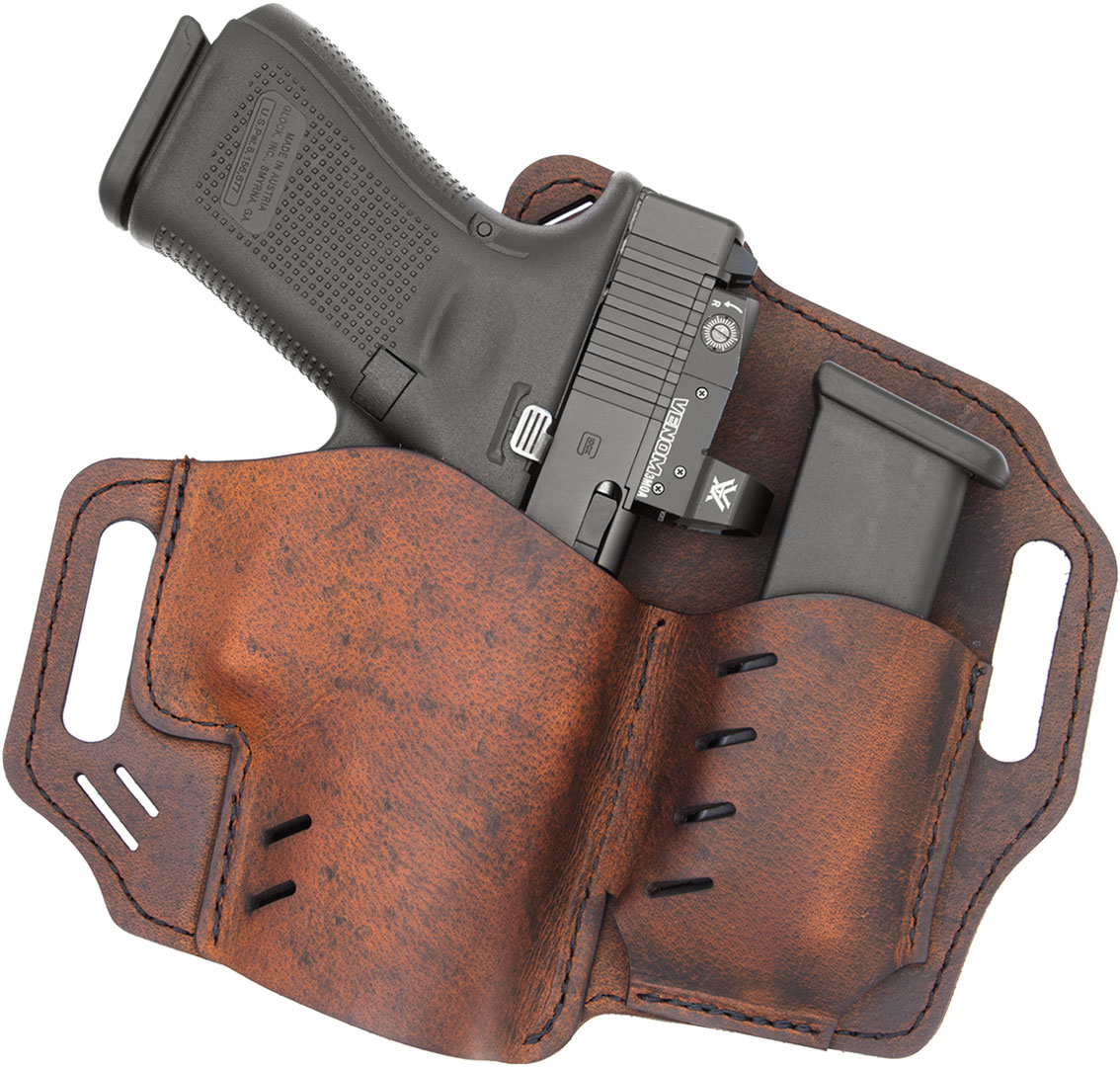 Versacarry Guardian OWB Holster w/Mag Pouch, Brown, Size 1 (GM1BRN)