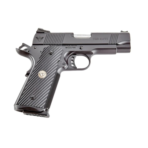 Wilson Combat CQB Elite Professional Handgun .45 ACP 8rd Magazines (2) 4" Barrel Black Armor-Tuff CQBE-PR-45