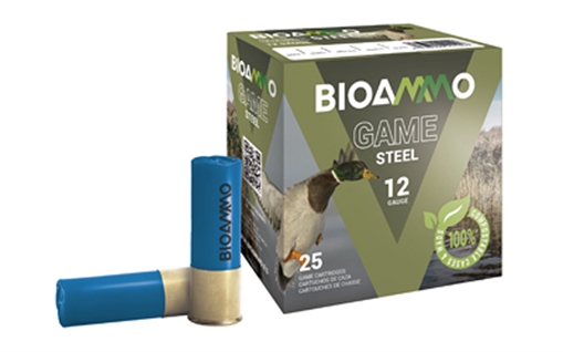 Winchester Ammunition BIOAMMO, WATERFOWL, 12 Gauge, 2.75", #4, 1 1/16 oz, Steel Shotshell, 25 Round Box BLS3040