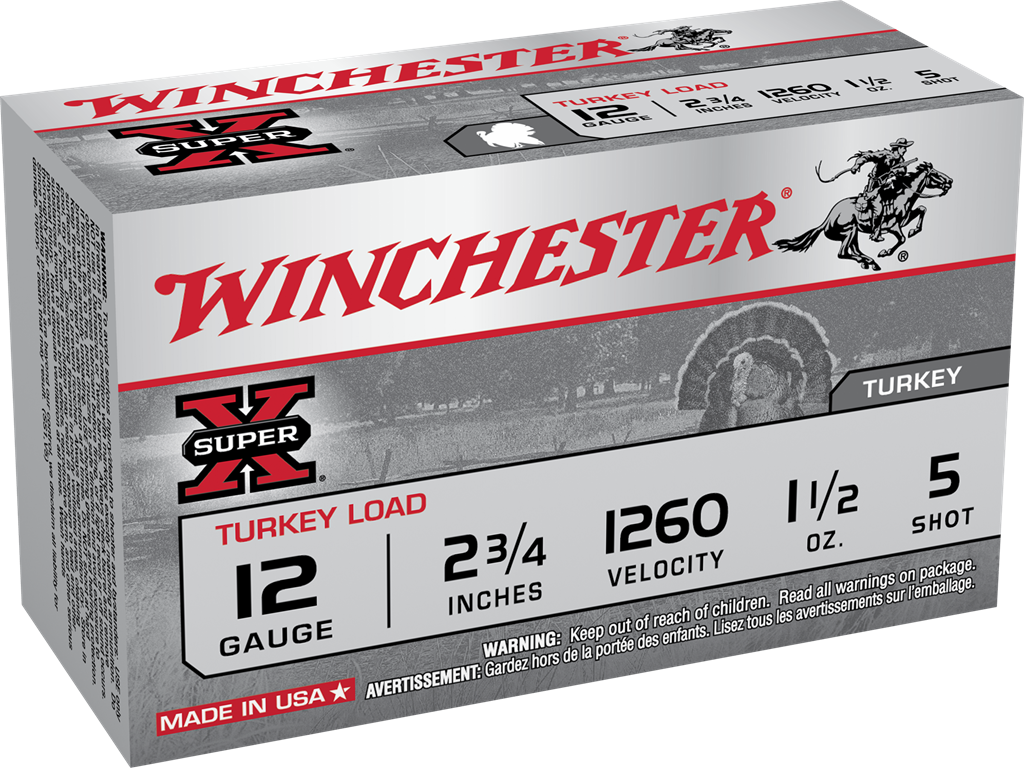 Winchester Super-X 12ga 2-3/4″ 1-1/2oz. #5 100rd Case #X12MT5-CS