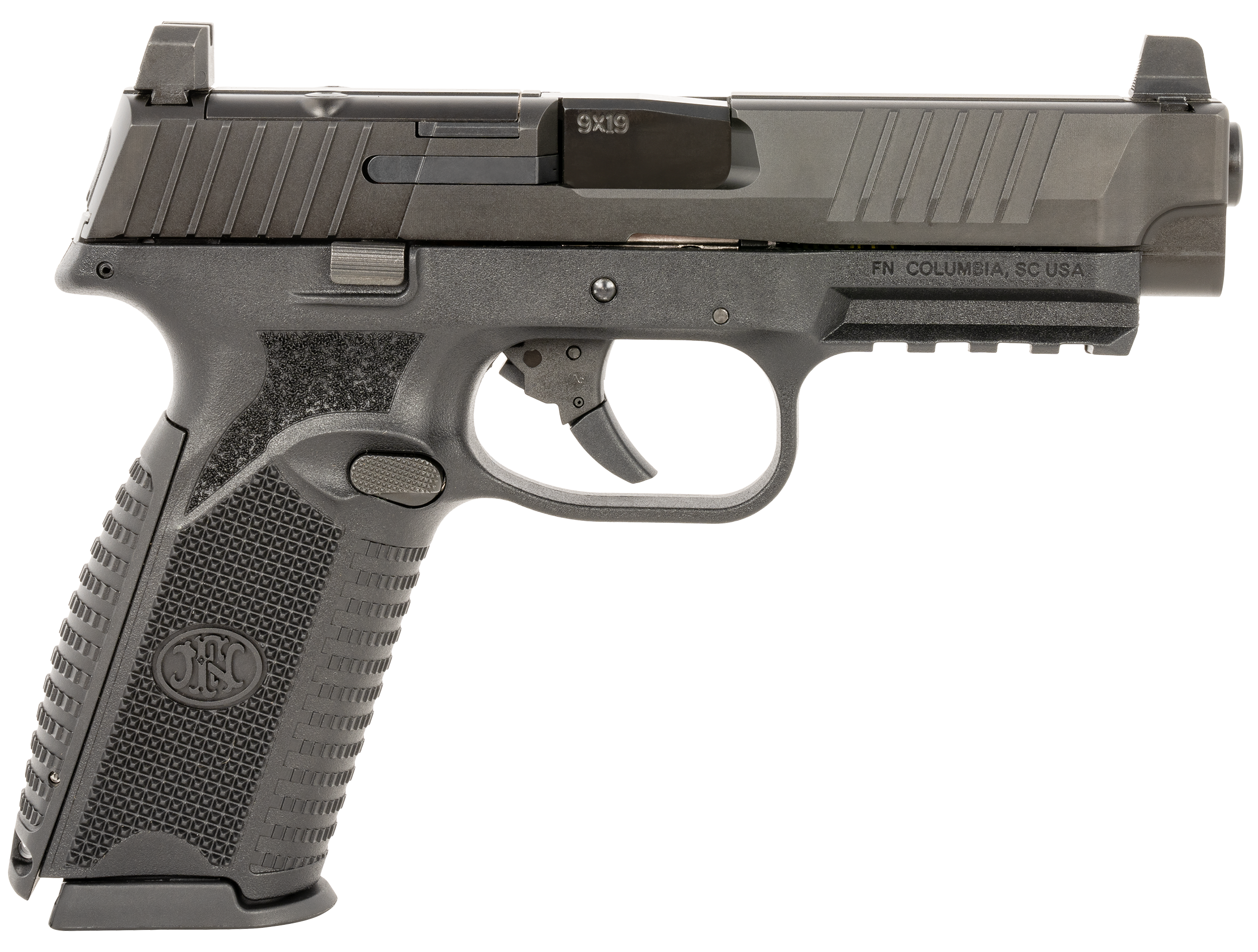 FN Herstal 509 MRD Optic Ready Pistol 66100718, 9mm Luger, 4.50in, Black Polymer, Black Finish, 10 Rds