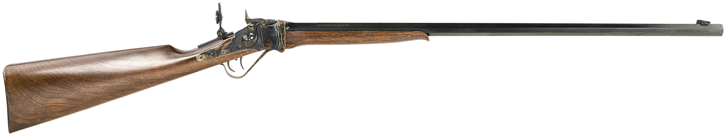 Taylors Half Pint Sharps Break Open Rifle 220069, 44-40 Win, 26", Color Case Hardened, Walnut Fixed Stock, 1 Rds