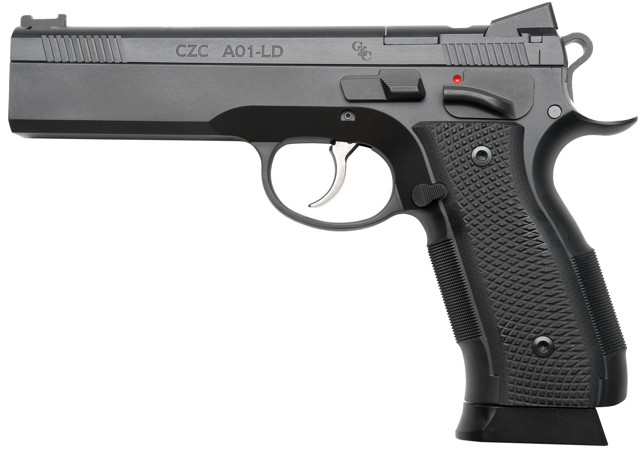 CZ-USA A01-LD Optic Ready Pistol 96336, 9mm Luger, 5in, Black G10 Grips, Black Polycoat Finish, 19 Rds