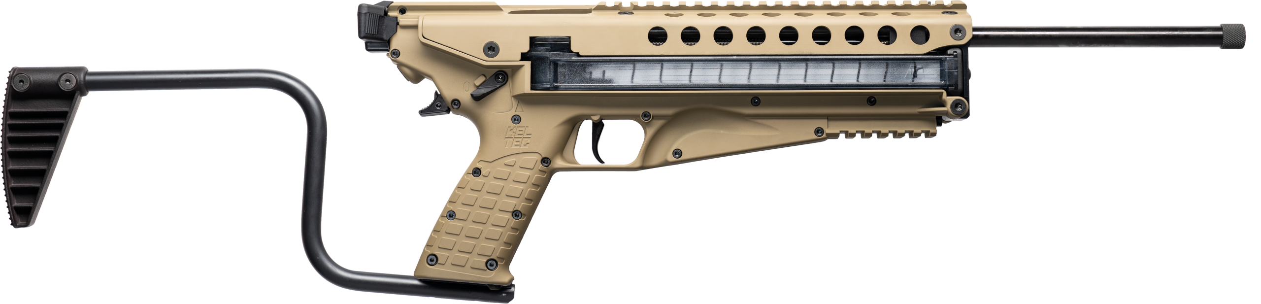 Kel-Tec R50 Rifle R50TAN, 5.7x28mm, 16.10", Side-Folding Stock, 50 Rds