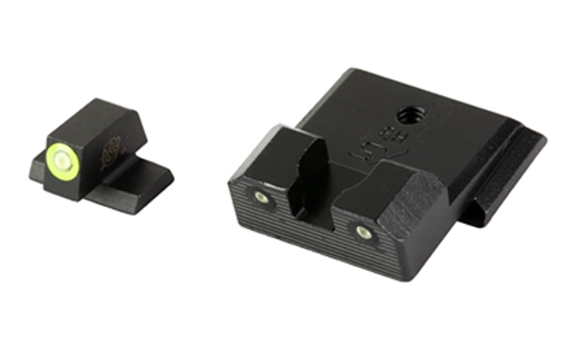 XS Sights R3D 2.0, Tritium Night Sight, Fits S&W M&P Shield OR, Green Front Outline, Green Tritium Front/Rear SW-R204P-6G