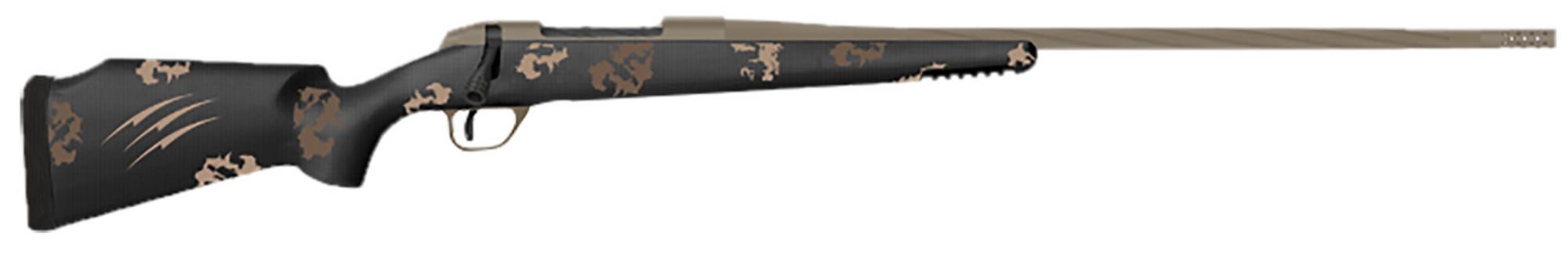 Fierce Twisted Rogue Bolt Action Rifle TWTROG7PRC24BS, 7mm PRC, 24" Threaded, Ambush Camo Stock