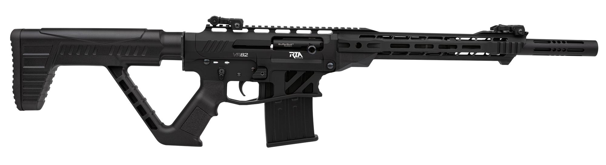 Rock Island VR82 Mag-Fed Shotgun VR82, 20 Gauge, 18", 3" Chmbr, Black Anodized Metal Finish & Black Synthetic Stock