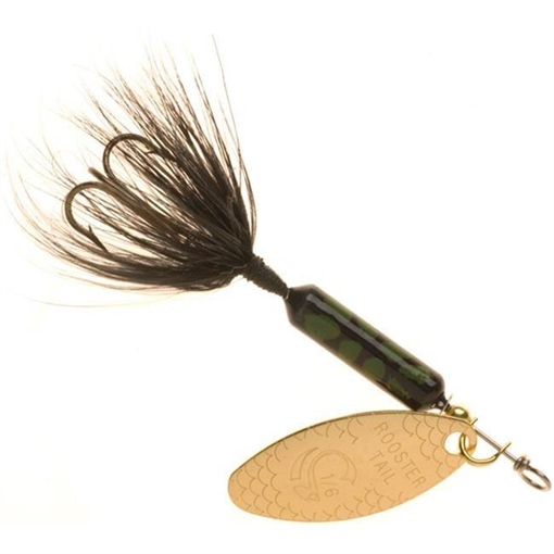 YAKIMA ROOSTER TAILS ROOSTER TAIL 1/4 BLK C'DOG 212