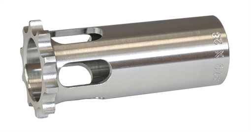 Yankee Hill Machine Co Nielsen Pistons, 45 Cal, .578"-28, Stainless Steel, Compatible with YHMs Booster Housing YHM-2055 as Well as Many Popular Pistol Suppressors, Silver YHM-2062-28 206228