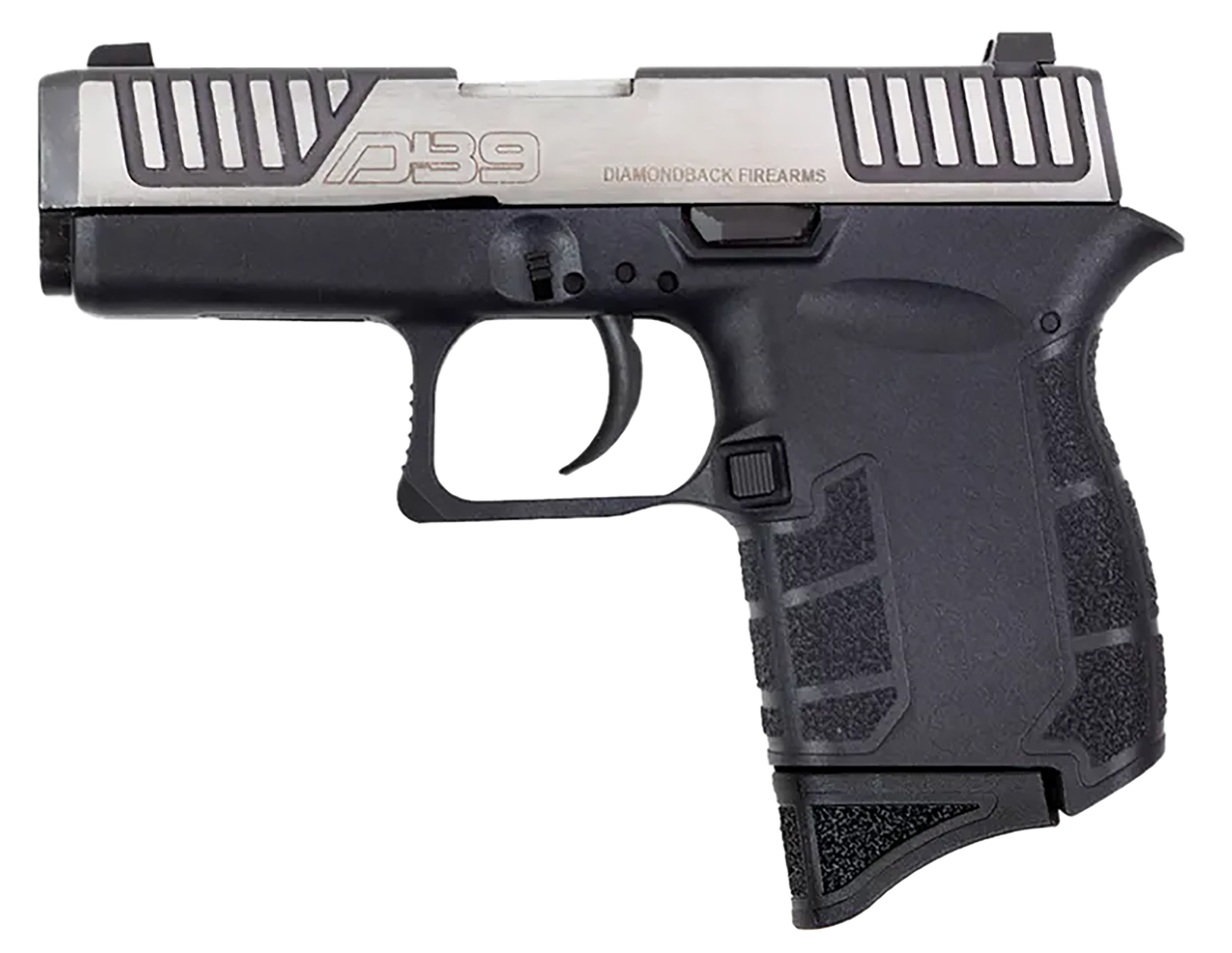 Diamondback DB9 Gen4 Pistol DB0200P031, 9mm Luger, 3.10in, Black Polymer Frame & Grips, Black Finish, 6 Rds