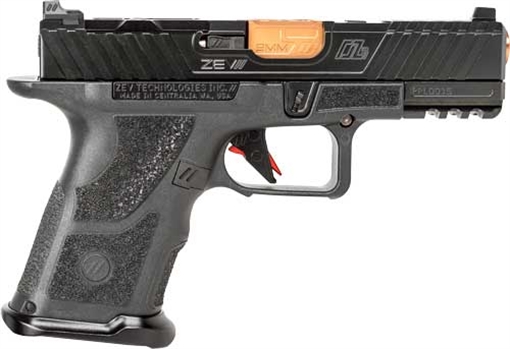ZEV OZ9c ELITE HYPER-COMP 9MM PISTOL BLACK/BRONZE 10RD MAG OZ9-C-HYP-B-LC