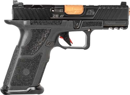 ZEV OZ9c HYPER-COMP 9MM PISTOL BLACK SLIDE BRNZE BARREL 10RD OZ9-X-HYP-B-LC