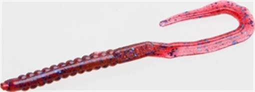 ZOOM BAIT 6" U-TALE WORM 20BG-RED SHAD 001-29